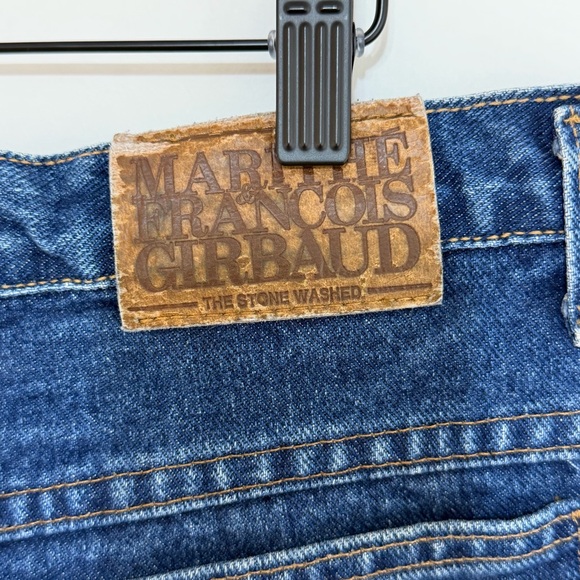 VTG Y2K Marithe Francois Girbaud Men's Stone Washed Denim Shorts Size 33 - Picture 3 of 11